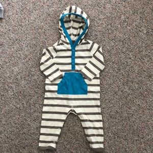 tea Baby Boy Striped Romper